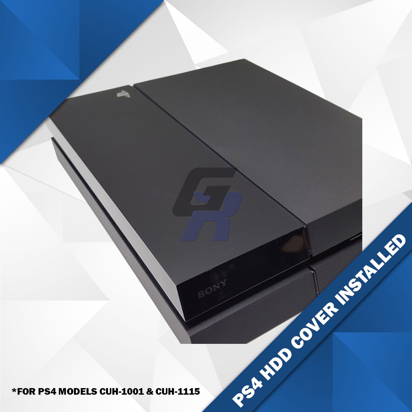 PS4 OEM Original Hard Drive HDD Bay Door Cover Shell (Matte Black) – ACCEPTABLE