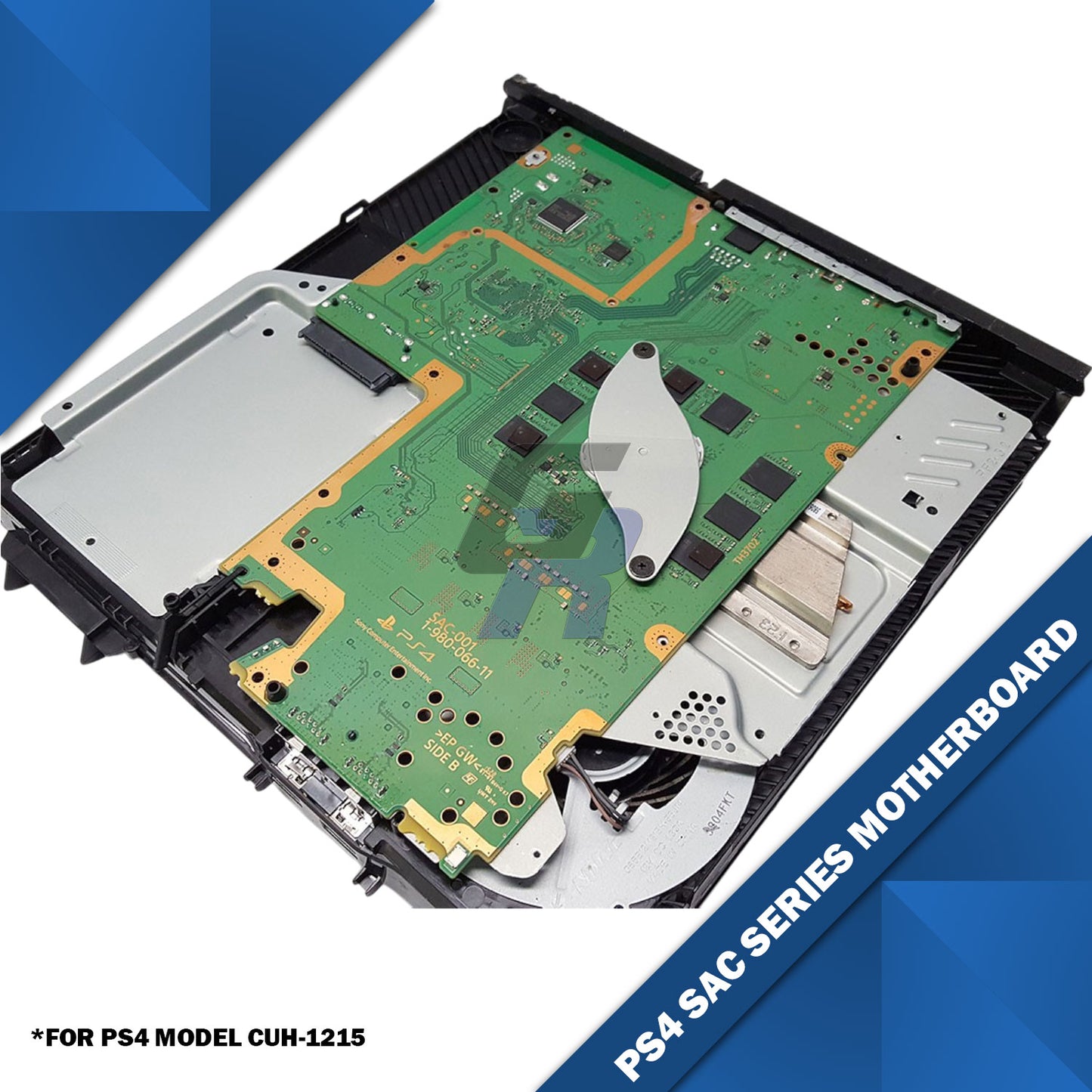PS4 Original OEM Replacement Motherboard Main Logic Board (SAC Series) & Matching PCB