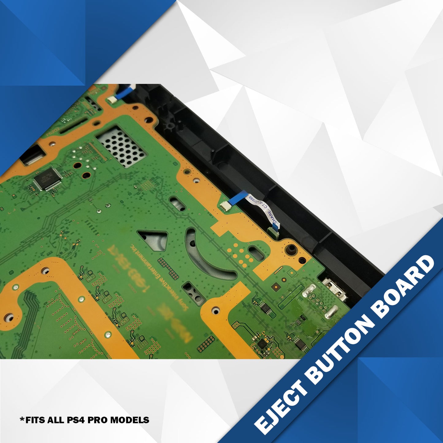PS4 PRO OEM Internal EJECT Button Board PCB & Ribbon Cable