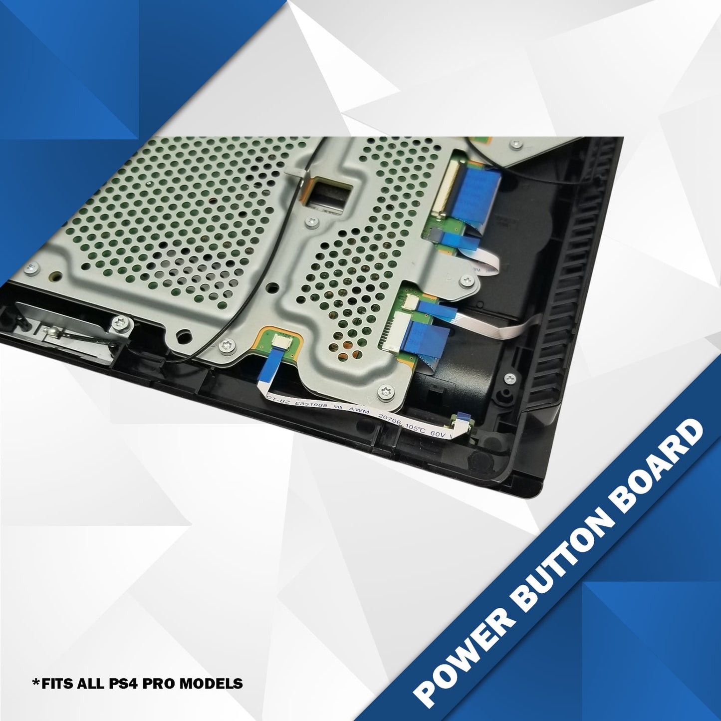 PS4 PRO OEM Internal POWER Button Board PCB & Ribbon Cable