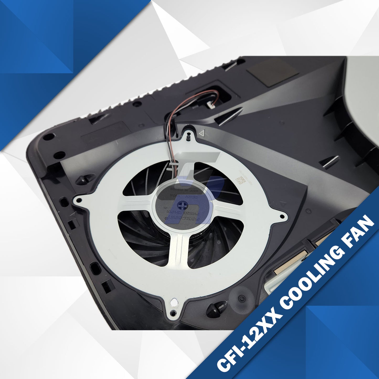 PS5 Replacement 17-Blade Internal System Cooling Fan (2.15A) for CFI-12XX