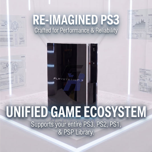 Fully Restored PlayStation 3 PS3 | 65nm | 1TB SSD | Delidded | Tantalizers | Custom Firmware | Supports PS2 & PS1