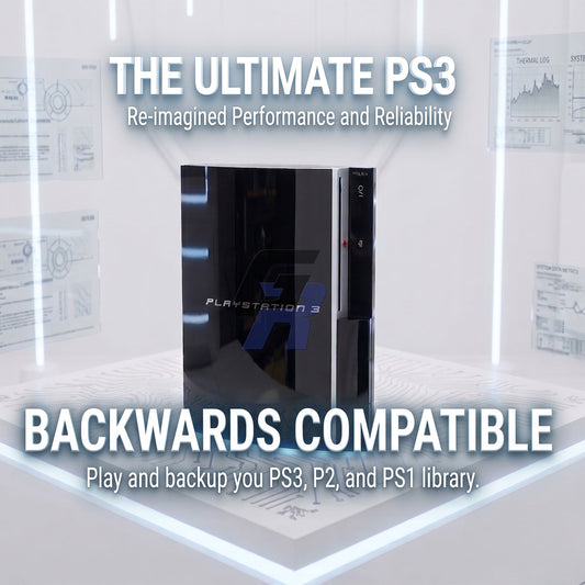 Fully Restored PlayStation 3 PS3 Backwards Compatible | 65nm | 1TB SSD | Delidded | Tantalizers | Custom Firmware