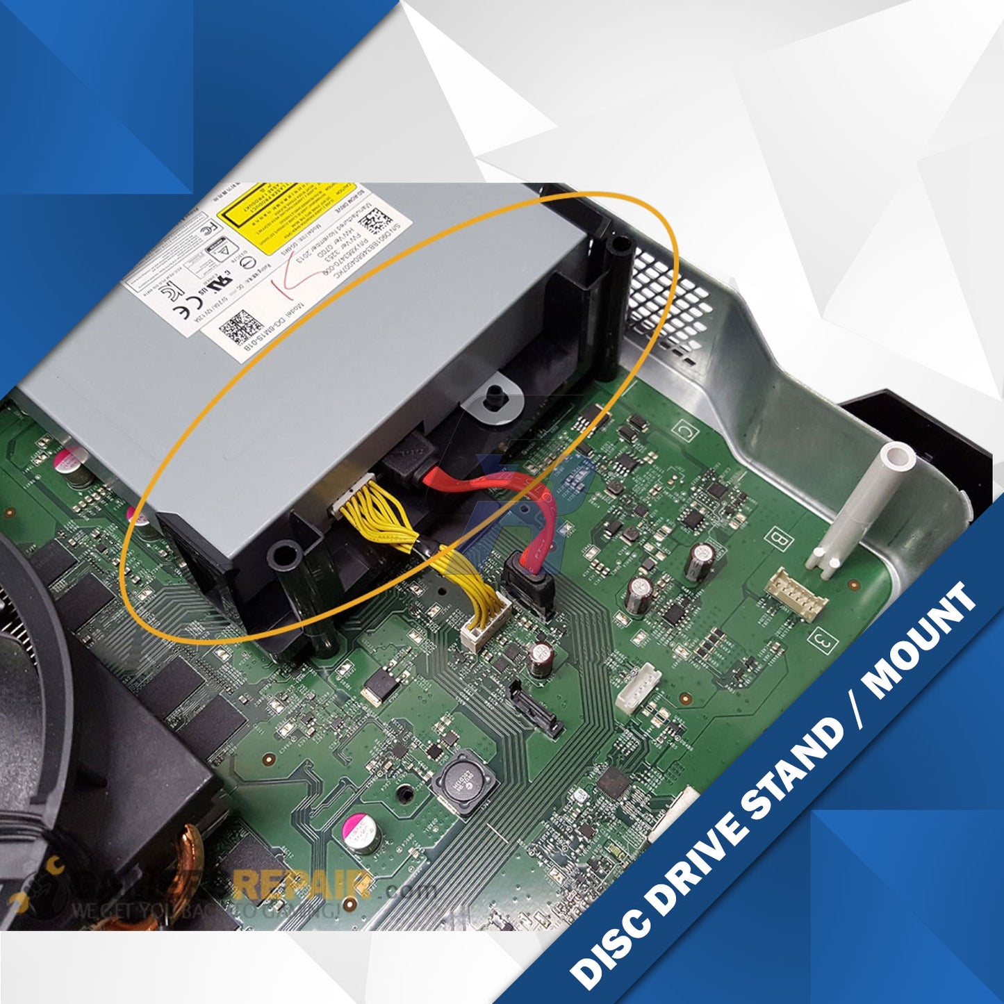 Xbox ONE Original OEM Optical Disc Drive Stand Bezel Mount Cradle Caddy