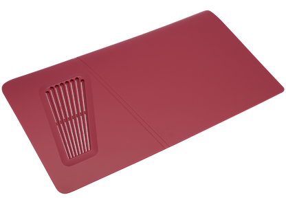 PlayStation 5 PS5 SLIM Console Faceplate Panel Shell Covers For Disc Edition (Rose Red)