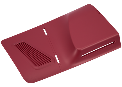 PlayStation 5 PS5 SLIM Console Faceplate Panel Shell Covers For Disc Edition (Rose Red)