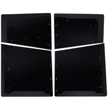 PlayStation 5 PS5 SLIM Faceplate Panel Covers (Top & Bottom) For Digital Edition (Black)