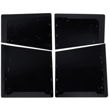 PlayStation 5 PS5 SLIM Faceplate Panel Covers (Top & Bottom) For Digital Edition (Black)