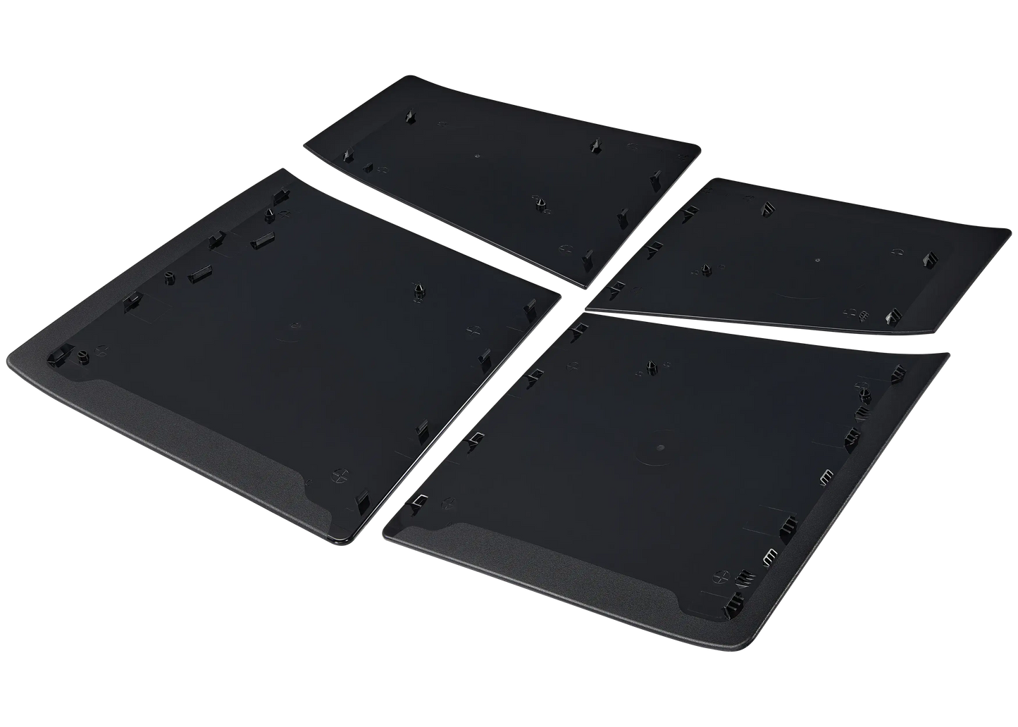PlayStation 5 PS5 SLIM Faceplate Panel Covers (Top & Bottom) For Digital Edition (Black)