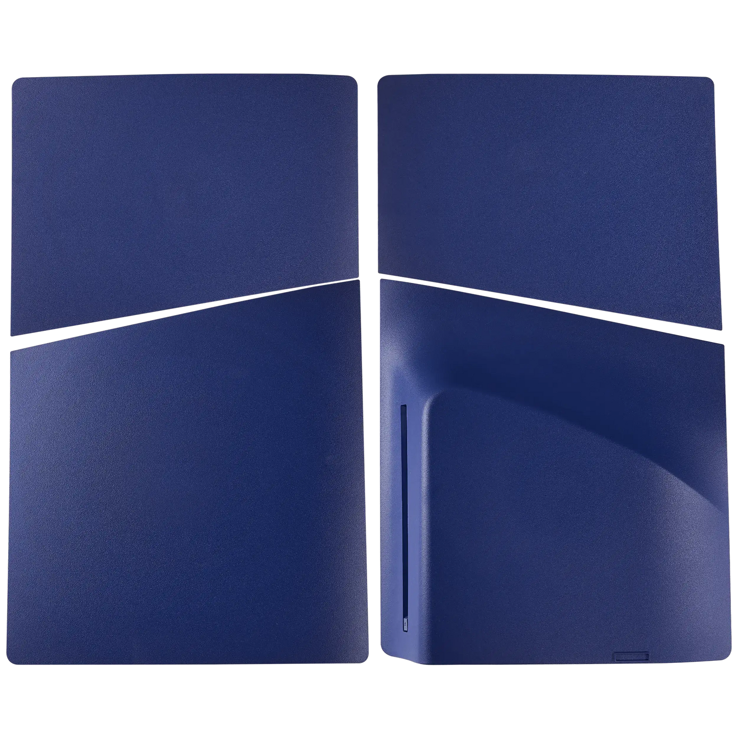 PlayStation 5 PS5 SLIM Faceplate Cover Panels (Top & Bottom) For Disc Edition (Deep Purple Blue)