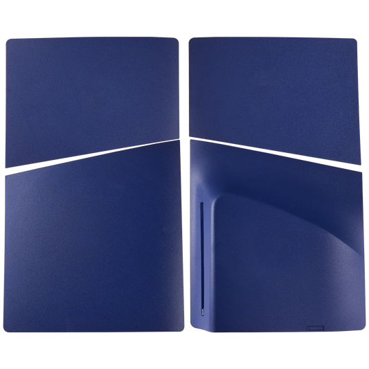 PlayStation 5 PS5 SLIM Faceplate Cover Panels (Top & Bottom) For Disc Edition (Deep Purple Blue)
