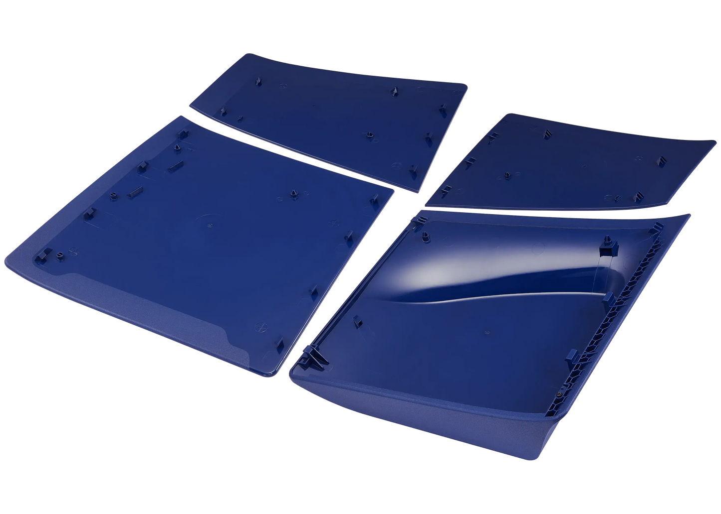 PlayStation 5 PS5 SLIM Faceplate Cover Panels (Top & Bottom) For Disc Edition (Deep Purple Blue)
