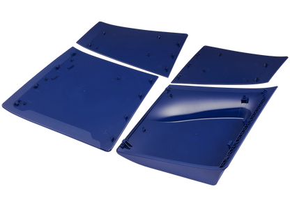 PlayStation 5 PS5 SLIM Faceplate Cover Panels (Top & Bottom) For Disc Edition (Deep Purple Blue)
