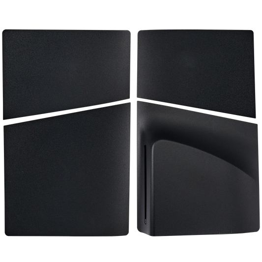 PlayStation 5 PS5 SLIM Faceplate Cover Panels (Top & Bottom) For Disc Edition (Black)