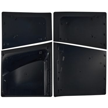 PlayStation 5 PS5 SLIM Faceplate Cover Panels (Top & Bottom) For Disc Edition (Black)