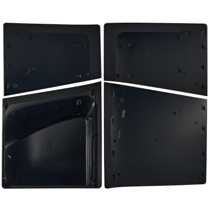 PlayStation 5 PS5 SLIM Faceplate Cover Panels (Top & Bottom) For Disc Edition (Black)