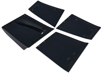 PlayStation 5 PS5 SLIM Faceplate Cover Panels (Top & Bottom) For Disc Edition (Black)