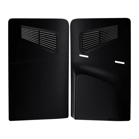 PlayStation 5 PS5 SLIM Console Faceplate Panel Shell Covers For Disc Edition (Black)
