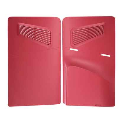 PlayStation 5 PS5 SLIM Console Faceplate Panel Shell Covers For Disc Edition (Rose Red)
