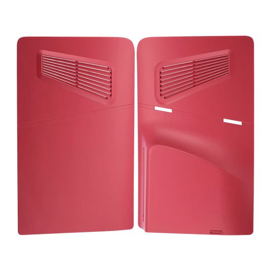 PlayStation 5 PS5 SLIM Console Faceplate Panel Shell Covers For Disc Edition (Rose Red)