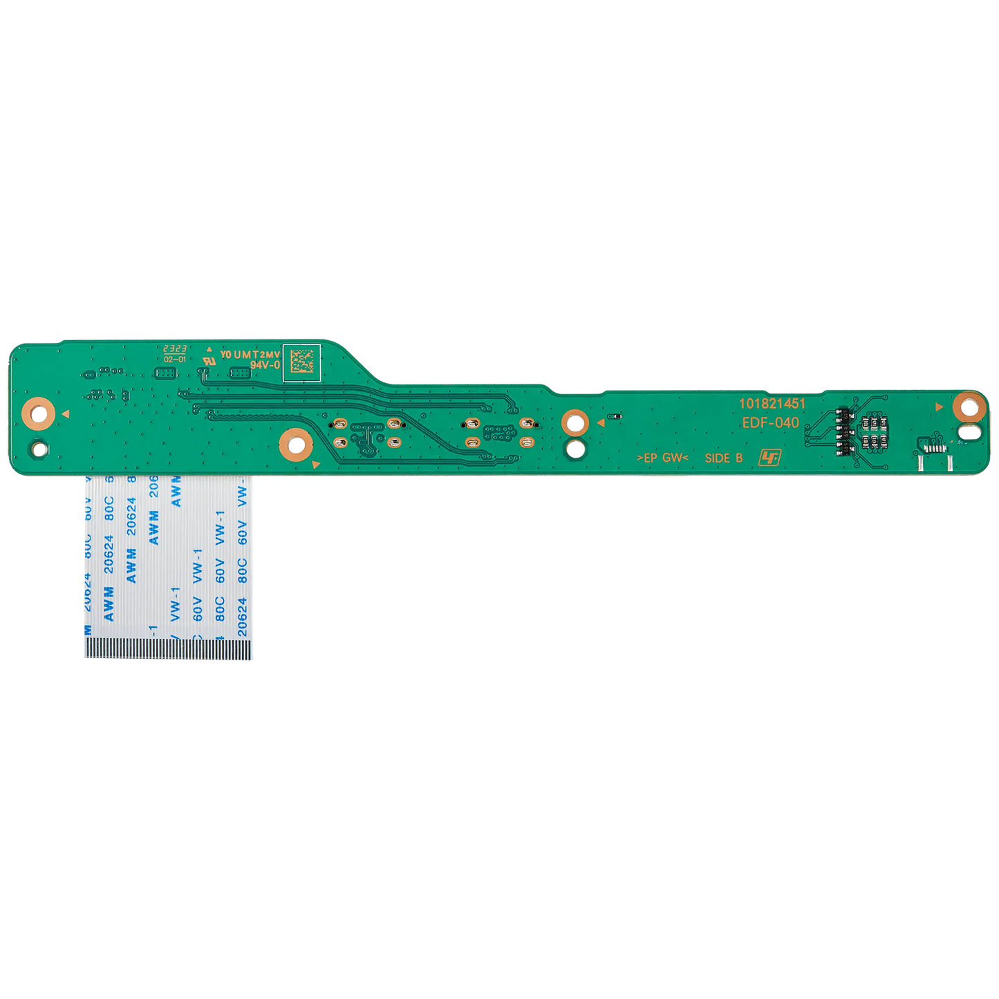 PS5 SLIM Front Power Button & LED USB-C Port Board w/ Ribbon Cable for CFI-20XX