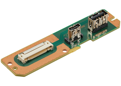 PS5 Replacement Front USB/USB-C Port Board (EDU-01X 02X) w/ Ribbon Cable