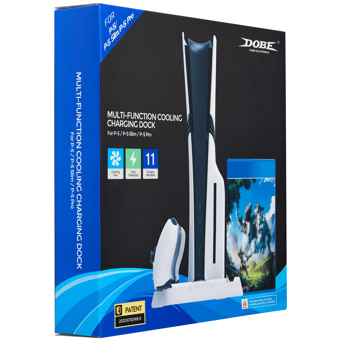 Multifunctional Cooling Charging Stand For PlayStation 5 / Slim / Pro