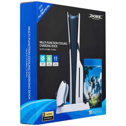 Multifunctional Cooling Charging Stand For PlayStation 5 / Slim / Pro