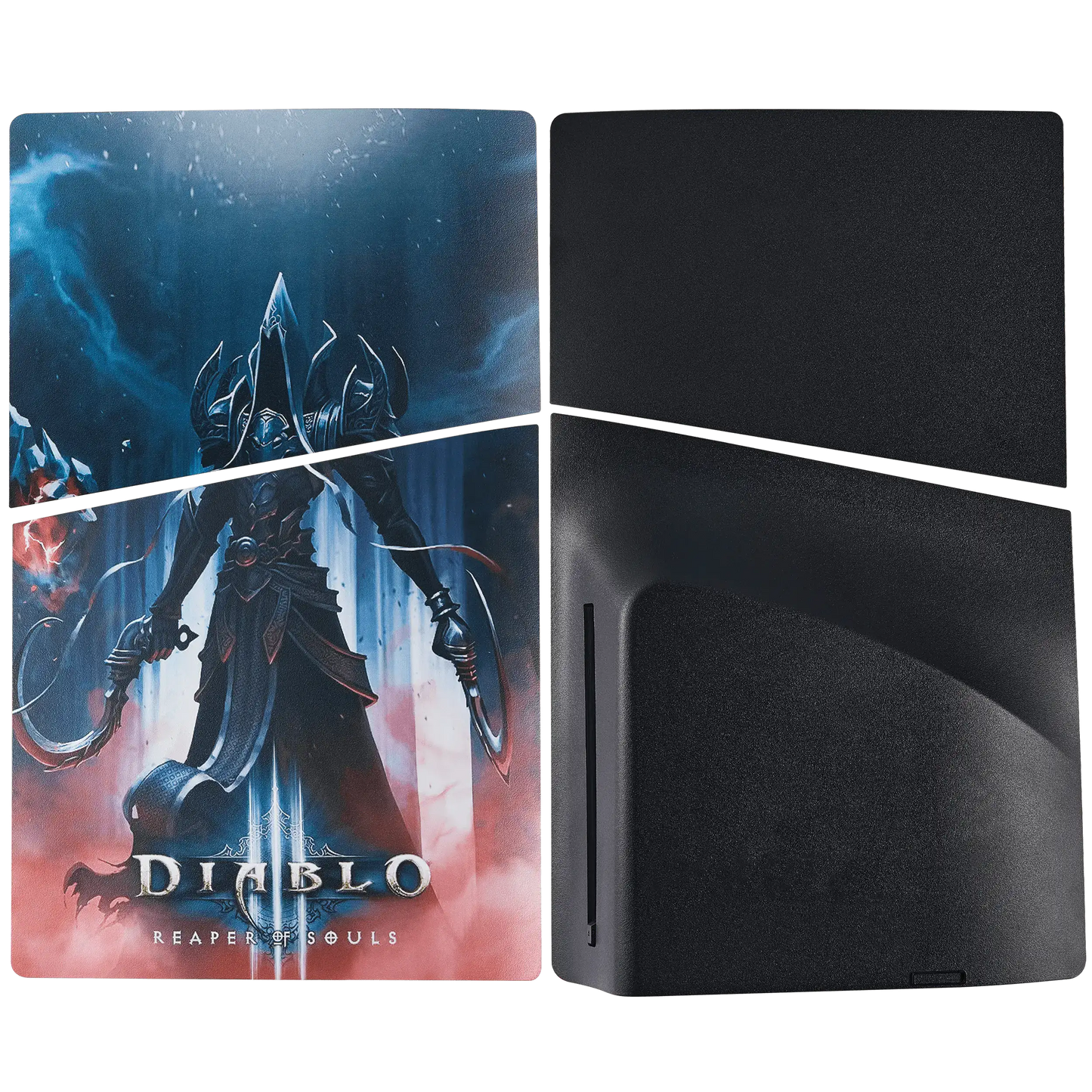 PS5 SLIM Faceplate Panel Cover 4-Piece Set (Disc Edition) Diablo Reaper of Souls