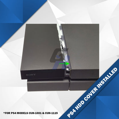 PS4 OEM Original Hard Drive HDD Bay Door Cover Shell (Matte Black)