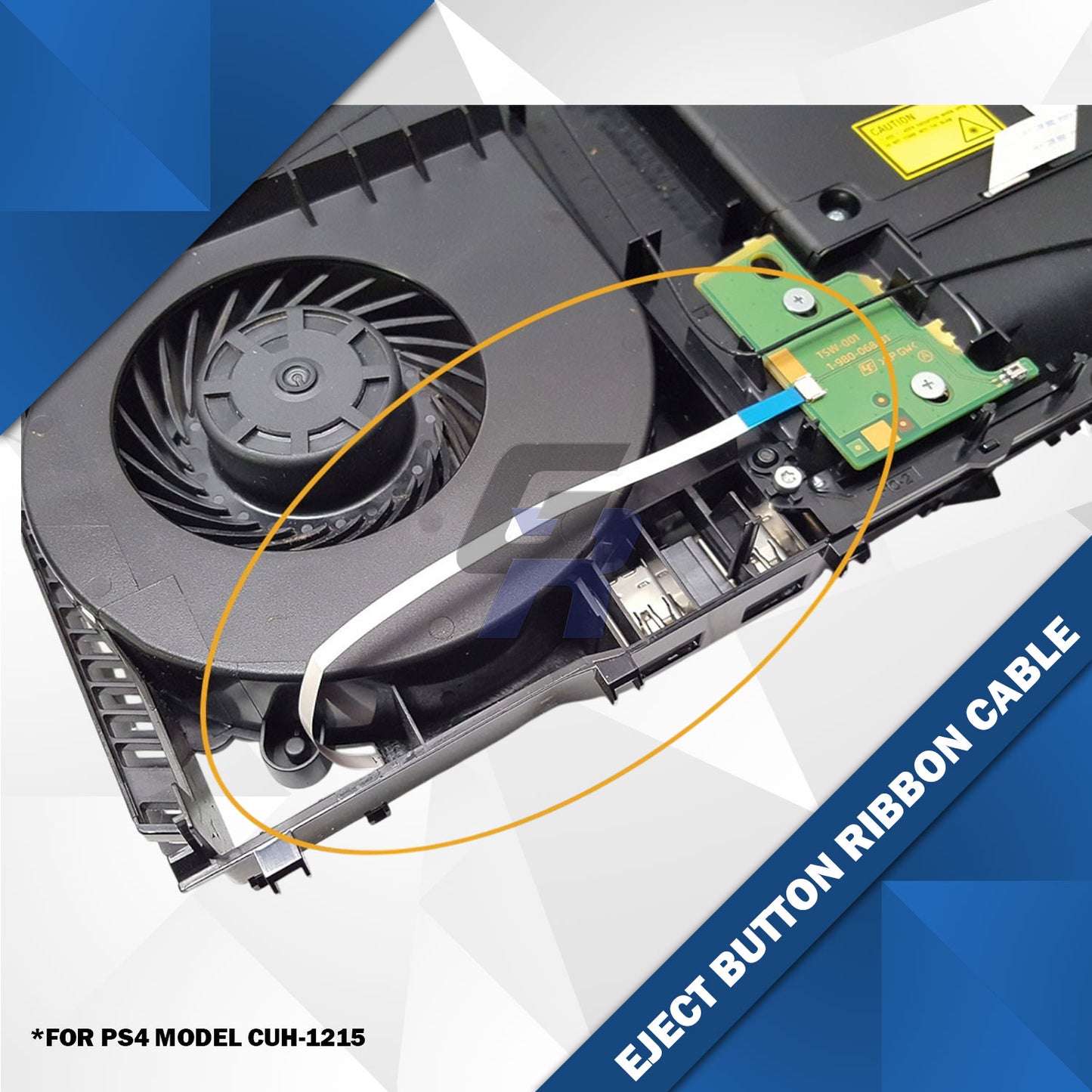 PS4 Original Replacement Eject Button Board Ribbon Cable for CUH-1215