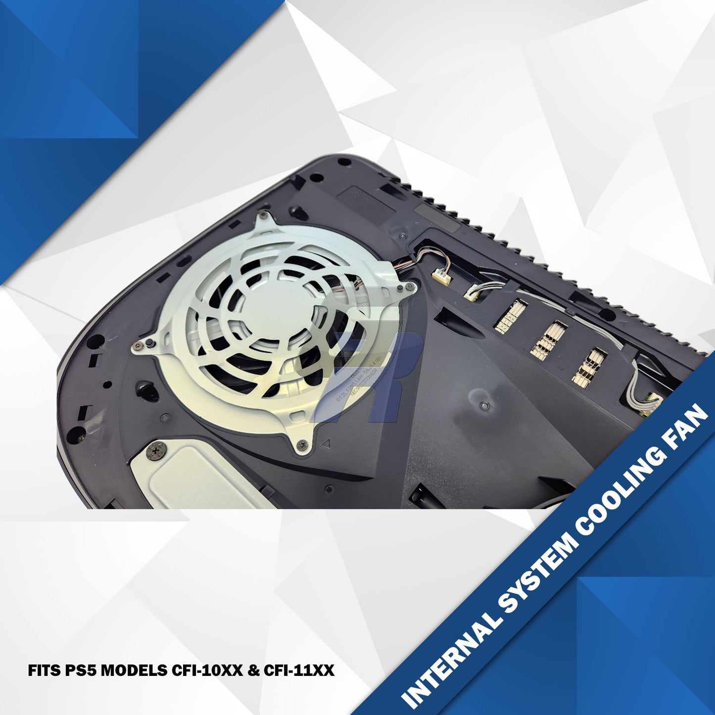 PS5 Replacement Internal System Cooling Fan (17 Blade, 1.90A)