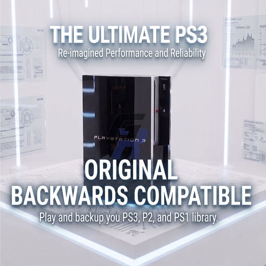 Fully Restored PlayStation 3 PS3 Original Backwards Compatible w/ 1TB SSD | Delidded | Tantalizers | Custom Firmware
