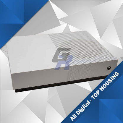 Xbox ONE S ALL DIGITAL Top Housing Shell Case Cover Enclosure (White, ACCEPTABLE)