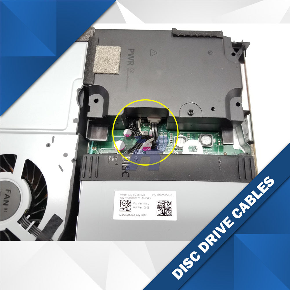 Xbox ONE X Replacement Optical Disc Drive Power & Data Cables – Gamers ...